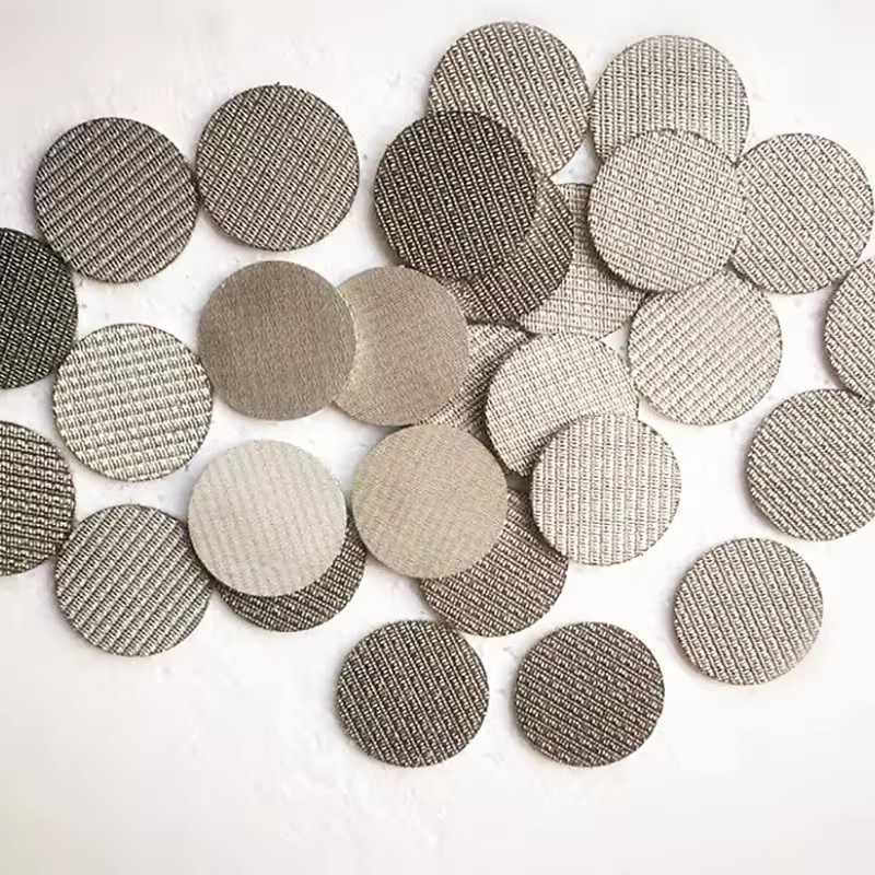 Stainless steel sintered mesh disc coffee filter disk Espresso mesh Puck screen