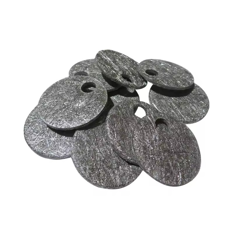 60% 65% 70% Porosity Porous Fiber Felt 0.4mm Thickness 40um 