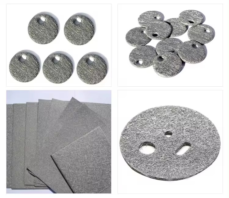 60% 65% 70% Porosity Porous Fiber Felt 0.4mm Thickness 40um 5 Micron N2 N4 Nickel Sinter Fiber Felt(图2) 60% 65% 70% Porosity Porous Fiber Felt 0.4mm Thickness 40um 5 Micron N2 N4 Nickel Sinter Fiber Felt(pic2)