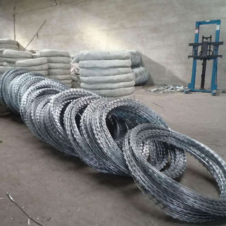Galvanized Razor Wire