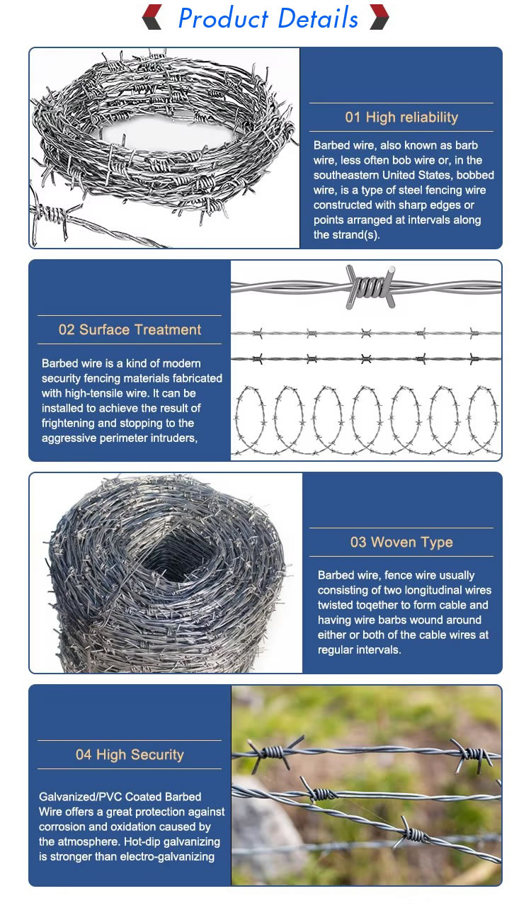 Hot Dipped Galvanized Barbed Wire(pic4) Hot Dipped Galvanized Barbed Wire(pic4)